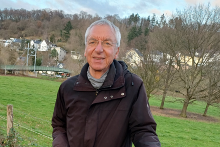 Klaus mit Fahrrad